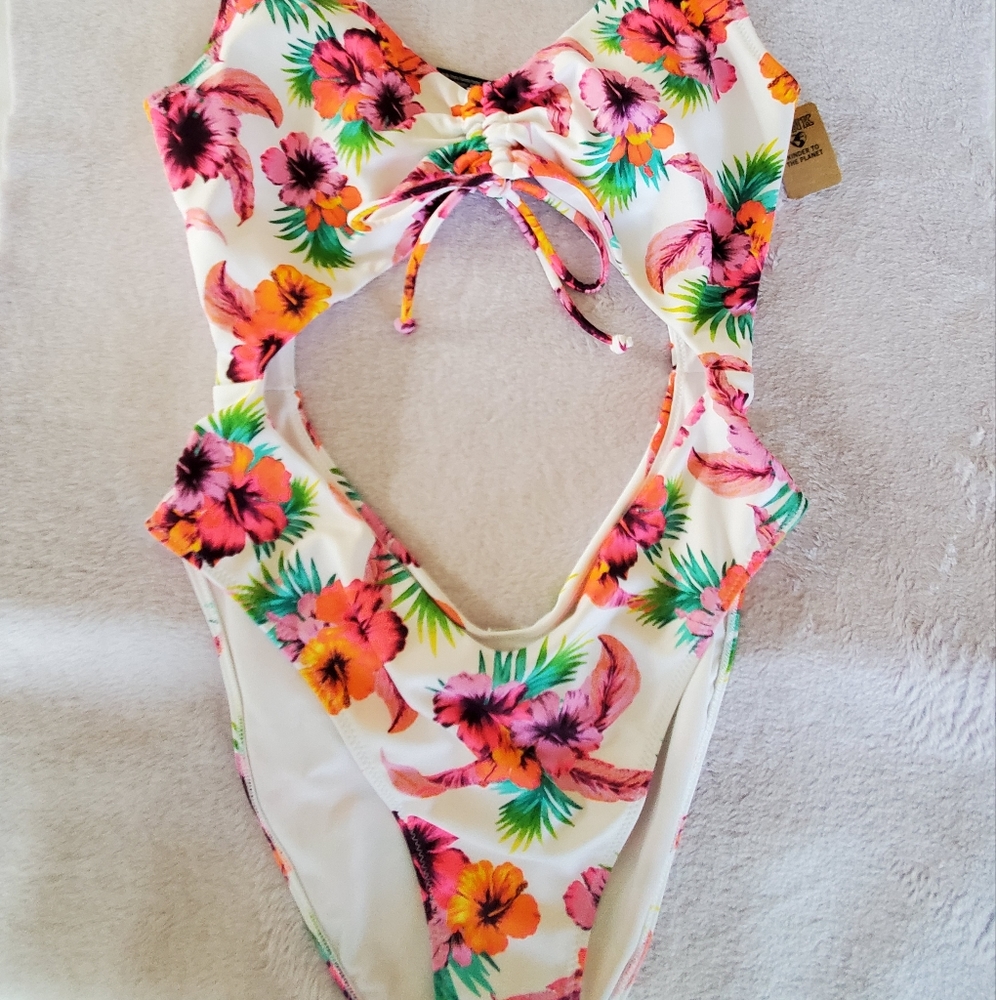 Victoria's Secret PINK One Piece Cut-Out Bathing Suit